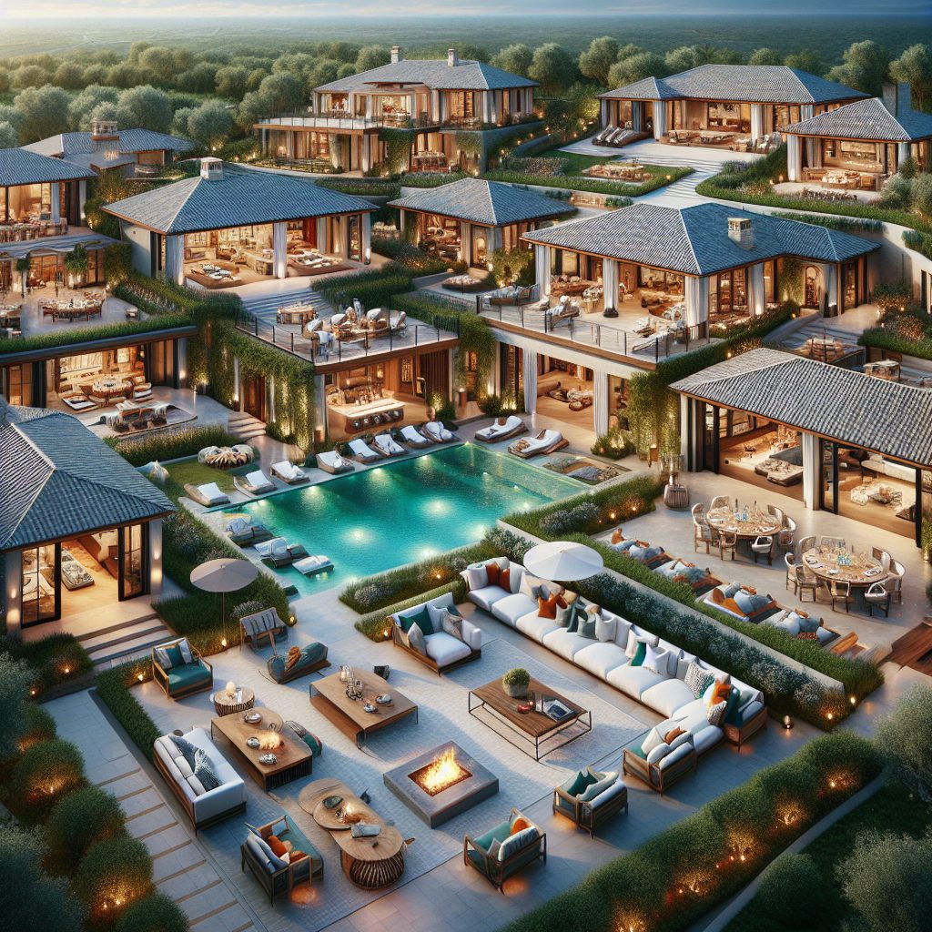 Villas with Spacious Living Areas for Large Groups