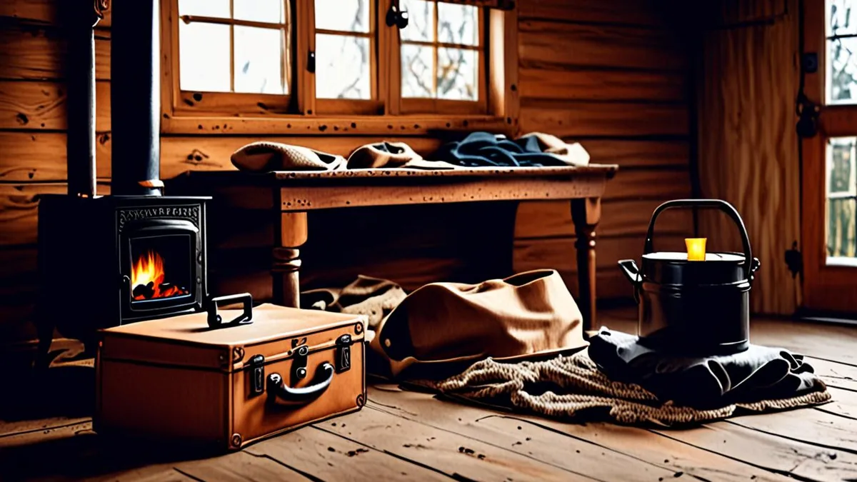 glamping trip packing