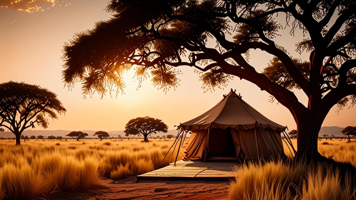 glamping tent