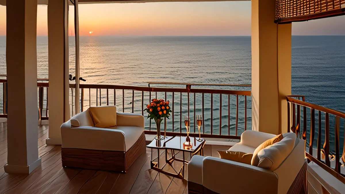 villa or hotel for a honeymoon